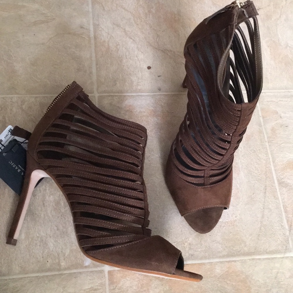 Open toe heels